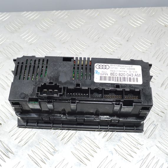 Блок управління клімат контролем Audi A4 B7 2004-2008 Панель пічки кондиціонера Ауді а4 б7 8E0820043AM | Зображення 1