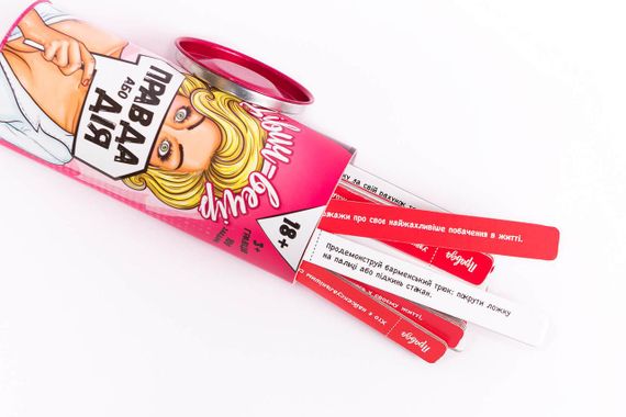 Настільна гра Правда або Дія: Дівич-вечір (українською) | Зображення 2