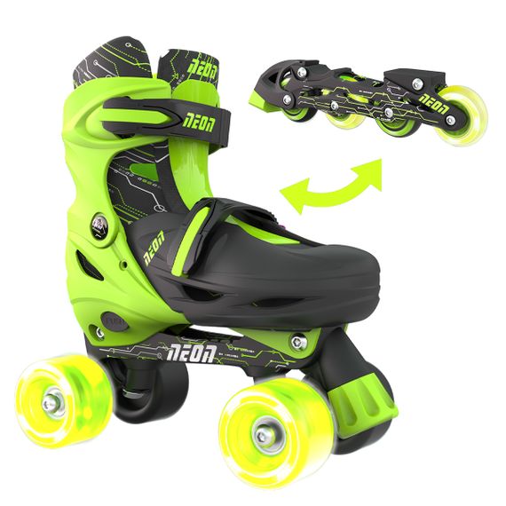 Дитячі ролики NEON Combo Skates салатовий NT10G4 | Зображення 1