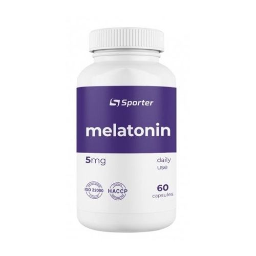 Мелатонин для спорта Sporter Melatonin 5 mg 60 Caps