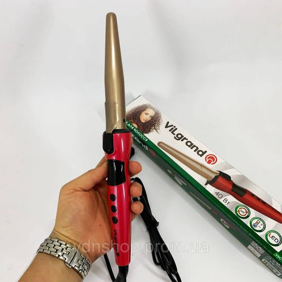 Плойка для волосся для локонів ViLgrand VHC-3041LC 40 Вт Прилад завивки волосся AR-82 | Зображення 2