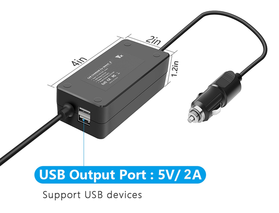 Автомобильное зарядное устройство для квадрокоптера DJI Mavic 3 / 3 Pro / 3T / 3E DC 17.6V-3A x 2 порта | Зображення 2