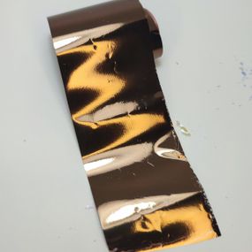 Фольга коричнева для дизайну нігтів (4х50см)