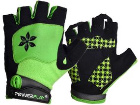 Велорукавички жіночі PowerPlay 5284 B Зелені XS