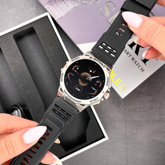 Розумний годинник Modfit Endurance Silver-Black 1077-0302 | Зображення 2