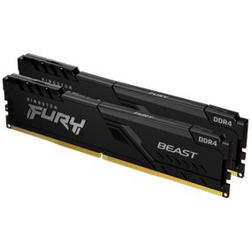 Модуль памяти для компьютера DDR4 16GB (2x8GB) 3200 MHz Fury Beast Black Kingston Fury (ex.HyperX)