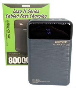 Power Bank 80000 mAh 22,5 W Remax RPP-566 реальна ємність швидке заряджання зовнішній акумулятор павербанк