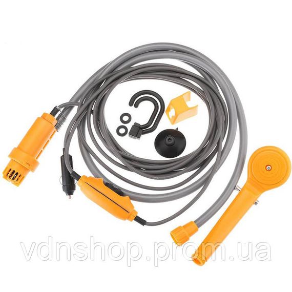 Портативний насос для накачування, Супер душ для кемпінгу та дачі Переносний душ туризму QE-99 | Зображення 9