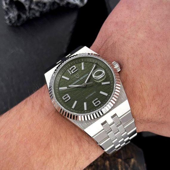 Чоловічий годинник Pagani Design PD-YS027 Silver-Green | Зображення 5