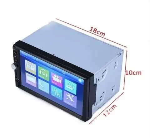 Универсальная автомагнитола 2 Din сенсорная, Bluetooth AMP 7018B, с пультом в комплекте | Зображення 6