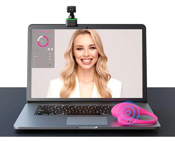 4К вебкамера зі штучним інтелектом Lovense WebCam, для стріму, активація чайовими | Зображення 8