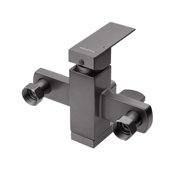 Змішувач для ванни Kroner KRP Edelstahl Kubus - PVD060 | Зображення 3