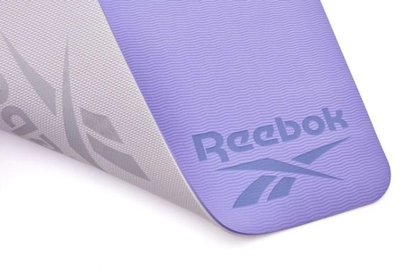 Двосторонній килимок для йоги Reebok Double Sided Yoga Mat фіолетовий Уні 176 х 61 х 0,6 см RAYG-11042PL | Зображення 1