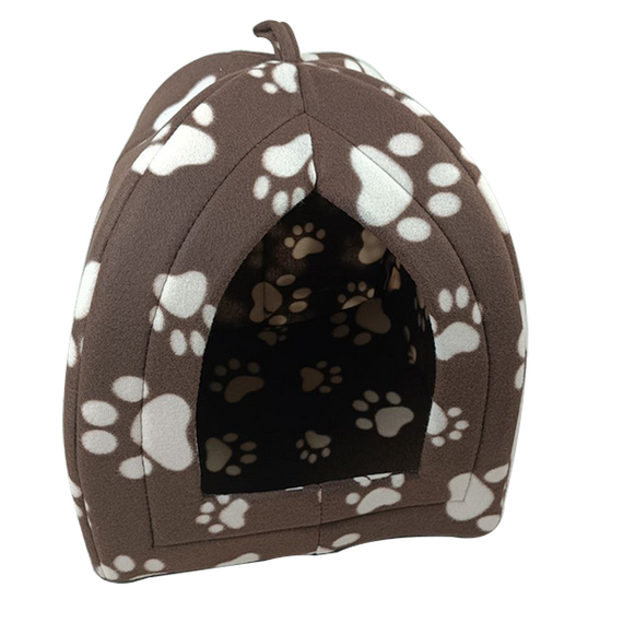 М'який будиночок Pet Hut для собак та котів Коричневий