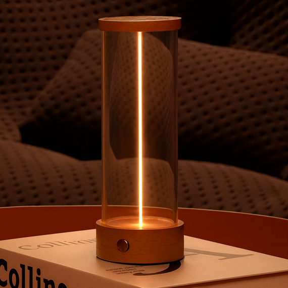 Магнитный LED-светильник для стола, питание от USB, 19х7 см, Белый / Настольная лампа ночник / LED лампа аккумуляторная | Зображення 1