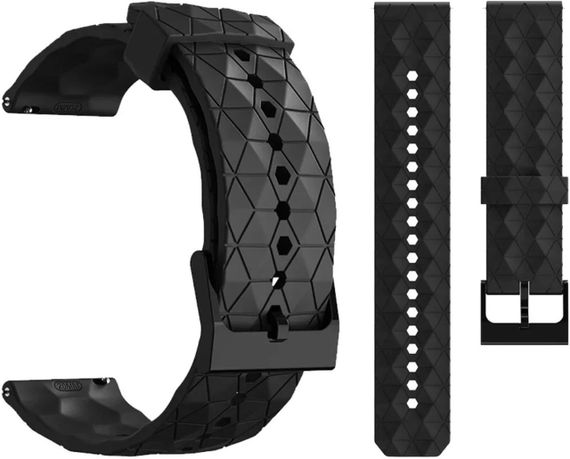 Ремінець Primolux Dimond силіконовий для годинника Garmin Vivoactive 5 / Vivoactive 6 - Black | Зображення 1