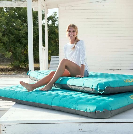Матрац надувний Uquip Betty Double Petrol/Grey (243108) (DAS302766) | Зображення 1