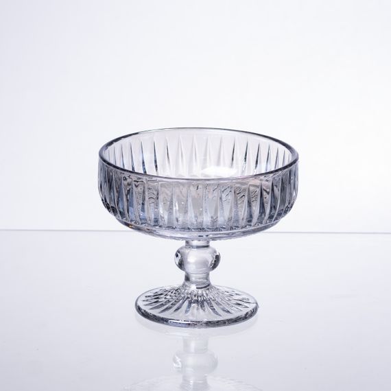 Набор креманок на ножке 6 шт 300 (мл) Голубой HP-19-70 | Зображення 1