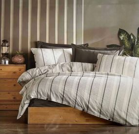 Постельное белье Saheser Naturel 200 х 220 см Avva Antrasit