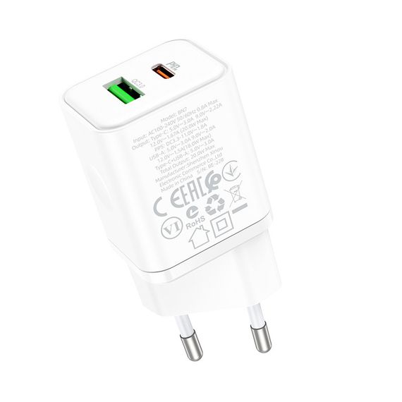 МЗП Borofone BN7 PD20W+QC3.0 (1USB-A/1C) | Зображення 5