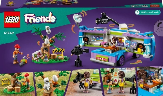 Конструктор LEGO Friends Фургон редакции новостей 446 деталей (41749) ff | Зображення 9
