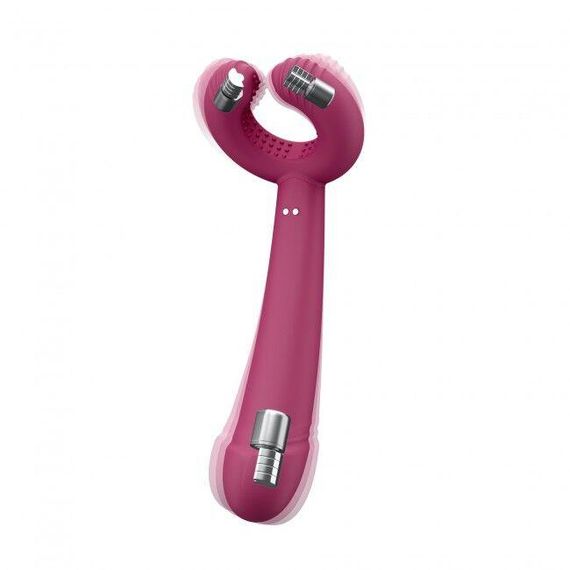 Вібратор для пар Love To Love PLEASE ME з трьома моторами, гнучкий | Зображення 3