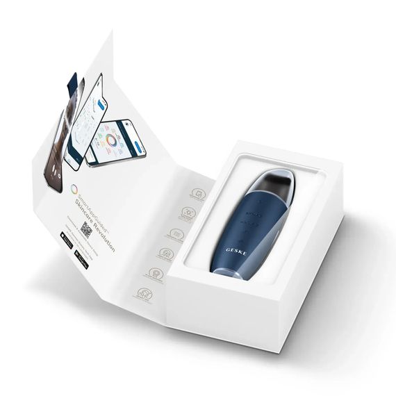 Мікрострумовий скрабер для шкіри та усунення чорних точок GESKE MicroCurrent Skin Scrubber&Blackhead Remover 9в1 magenta, Синій | Зображення 8