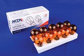 Лампа автомобільна 12V PY21W BAU15S (жовтогаряча) (показники повороту перед, зад) (10 шт.) MTA 82120 MC11