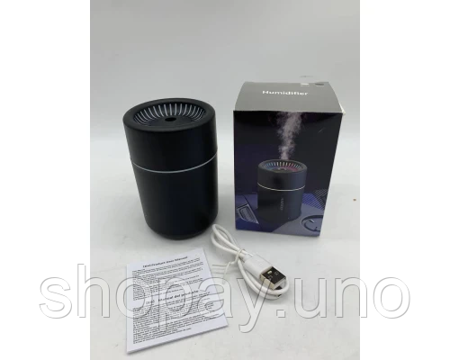 Автомобильный увлажнитель воздуха с подсветкой, USB, Черный / Аромадифузор в машину. | Зображення 4