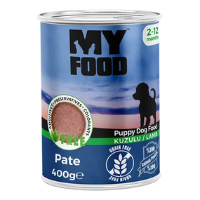 Вологий корм My Food паштет для ЦУЦЕНЯТ з ЯГНЯМ 400гр конс.