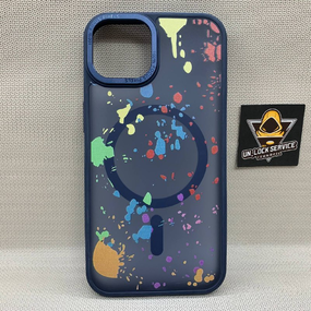 Чехол Wlons Unicorn противоударный PC+TPU для Iphone 13 MagSafe Матовый Синий