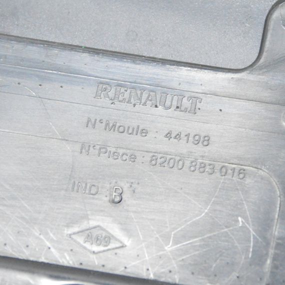 Спойлер кришки багажника Renault Clio III 2005-2012 Накладка кришки багажника Рено Кліо 3 8200883016 | Зображення 5