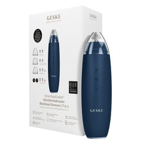 Микродермабразийное устройство для удаления черных точек GESKE MicroDermabrasion Blackhead Remover 7в1 starlight, Синий