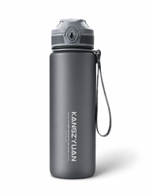 Бутылка KANGZYUAN 500 мл - Черная Tritan BPA-free, ударопрочная, спортивная с герметичной крышкой