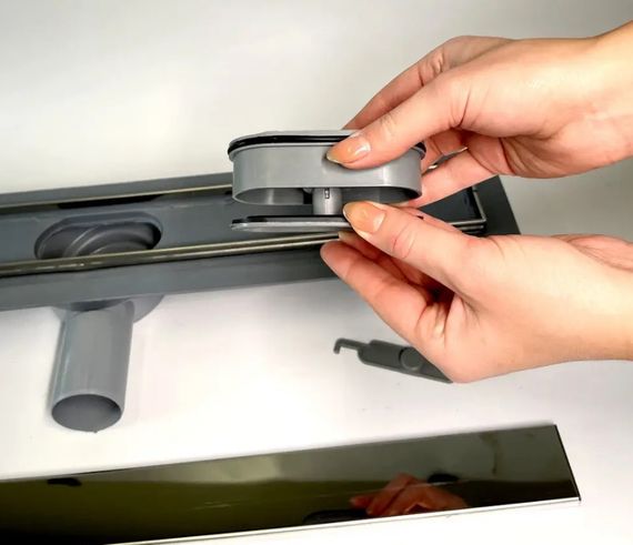 Душовий канал Maxiflow Prime Legal 50 см решітка Під плитку 4027.0Y050K.050.1 | Зображення 4