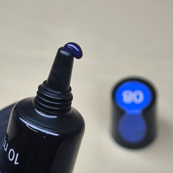 Фарба 2в1 Lilly Beaute 08 синя (стемпінг + роспис) 10мл