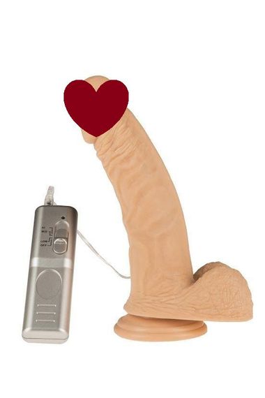 Фалоімітатор з вібрацією Alive Dr.No, ПВХ, діаметр 4,6 см sexstyle