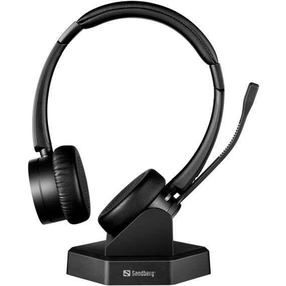 Гарнітура Sandberg Wireless Office Headset Pro+, Bluetooth, Black | Зображення 1
