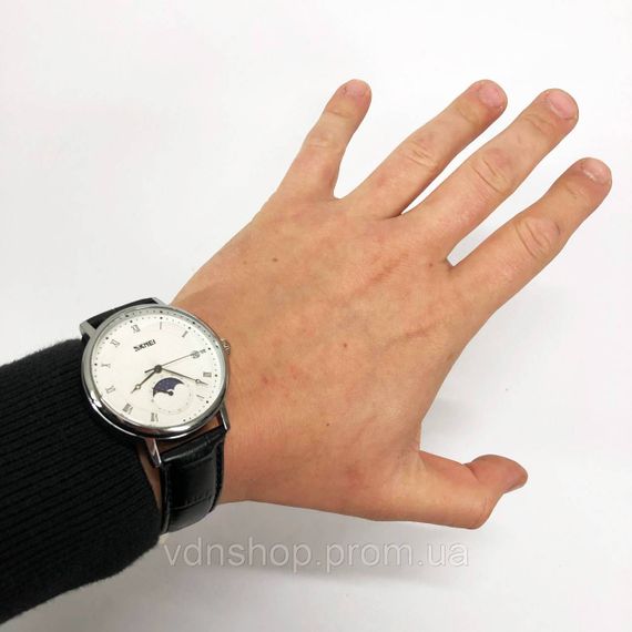 Оригинальные мужские часы SKMEI 9308SIBK, Оригинальные брендовые часы для мужчины UZ-15 | Зображення 3