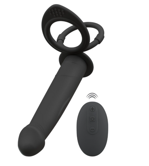 Анальный вибратор с кольцом RC double fucker Sex Aura | Зображення 1