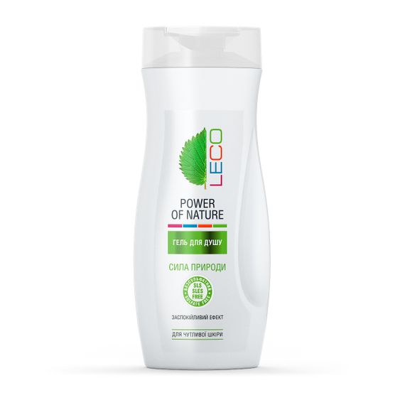 Гель для душу безсульфатний LECO «Сила природи» (250 мл)