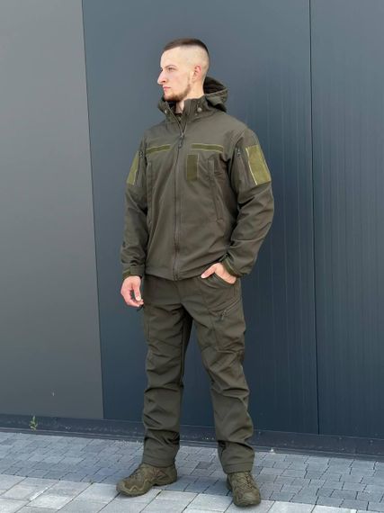 Куртка Софтшел олива Military | Зображення 4