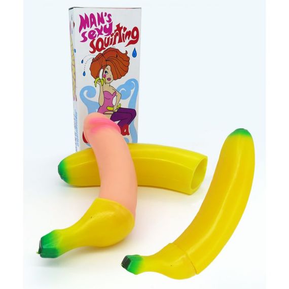 Банан-фалоімітатор Water spray dildo Ø 33 mm