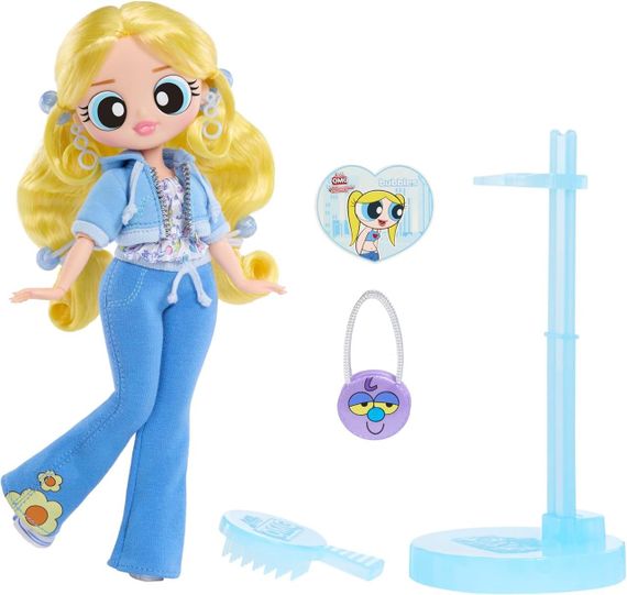 Лялька ЛОЛ Сюрприз ОМГ Суперкрихітки Бульбашка з аксесуарами LOL Surprise OMG The Powerpuff Girls Bubbles | Зображення 1