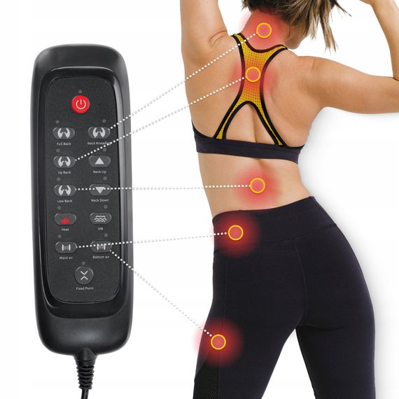 Масажна накидка 4FIZJO Shiatsu багатофункціональна, з підігрівом Black (P-5905973403528) | Зображення 9