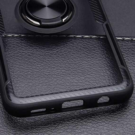 Чохол бампер Primolux Ring Magnetic Stand для смартфона Samsung Galaxy S10e (SM-G970) - Black | Зображення 4