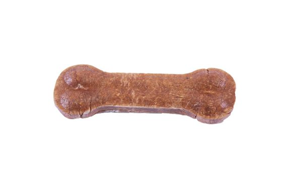 Лакомство для собак LOVE DOG Кость прессованная МЫСЛИВСКАЯ, коллагеновая, витаминизированная 10 см, 5 шт | Зображення 1