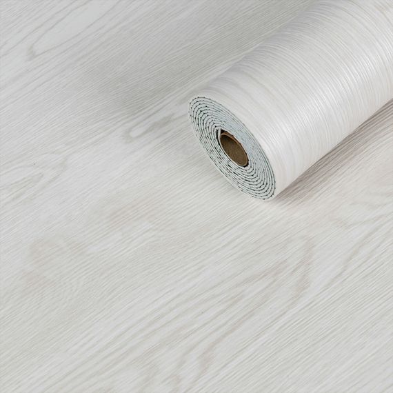 Самоклеюча вінілова плитка в рулоні молочна 3000х600х2мм Мат SW-00001181