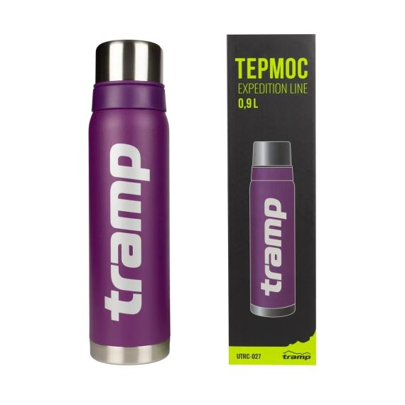 Сталевий термос для гарячих напоїв Tramp Expedition Line 900 мл похідний термос для туристів, рибалок Гарантія пожиттєва
