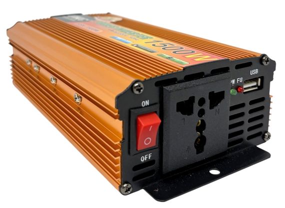 Інвертор потужний апроксимована синусоїда перетворювач напруги UKC 1500 W 12V-220V | Зображення 2